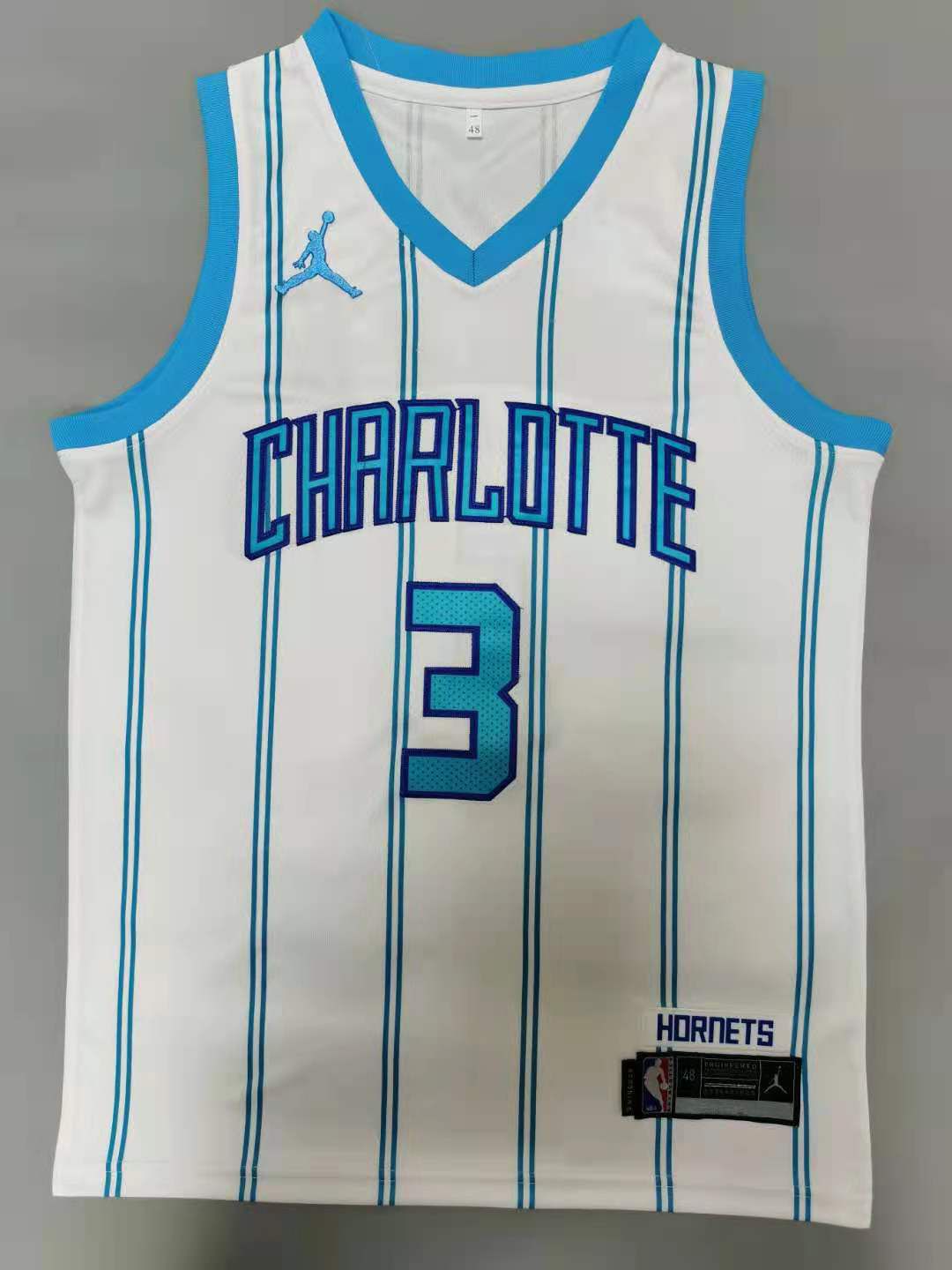 Men Charlotte Hornets #3 Rozier iii White 2021 Game NBA Jersey